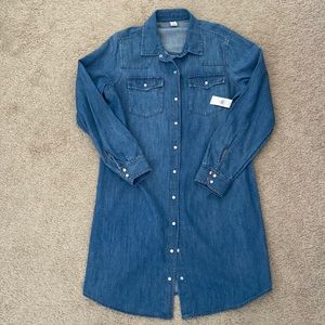Old Navy denim shirt dress